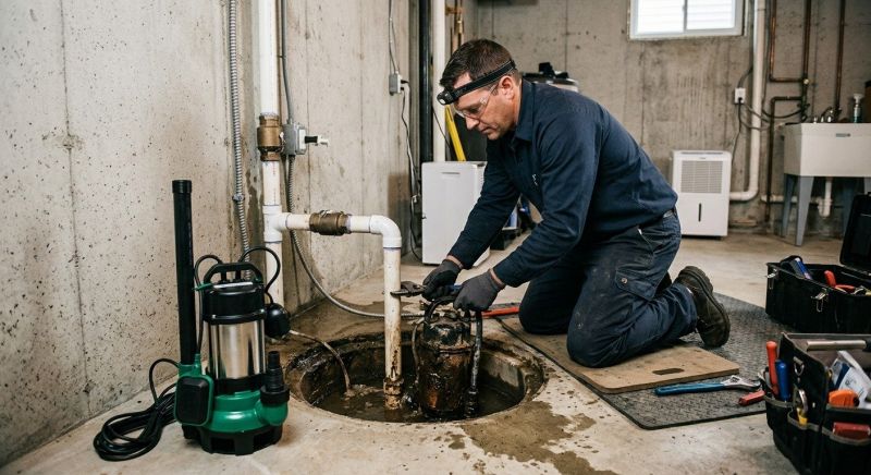 Basement Drainage Installation in Montgomery, AL