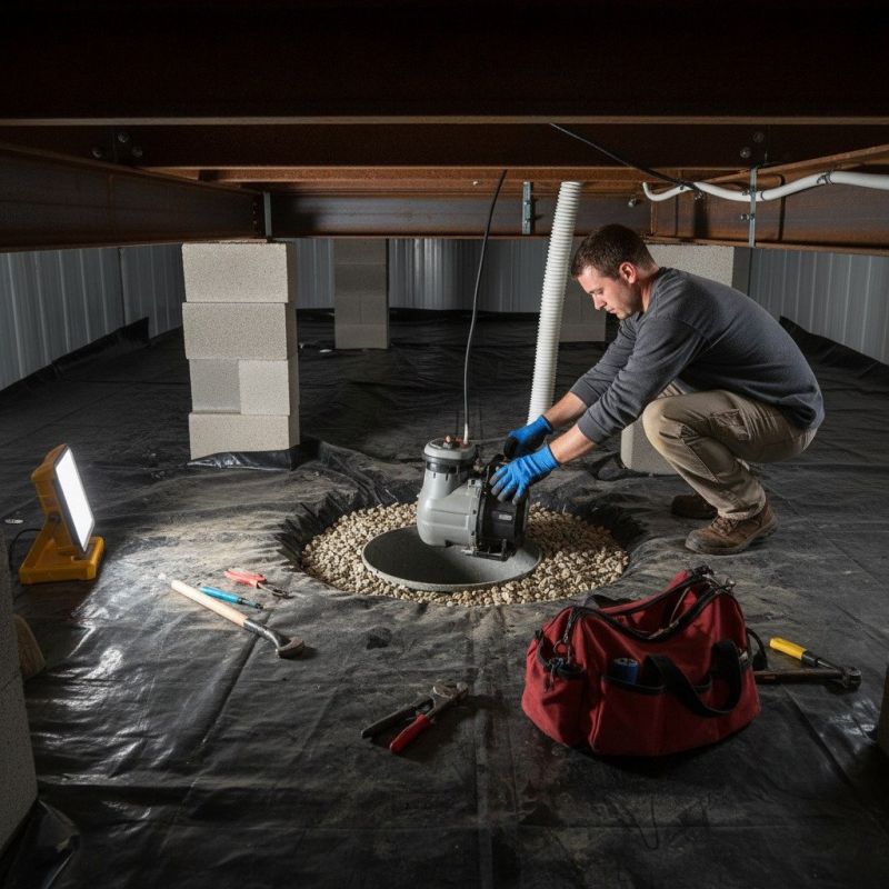 Drainage Pump Installation in West Des Moines, IA