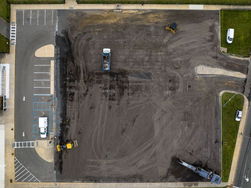 Parking Lot Excavation in Alpharetta, GA