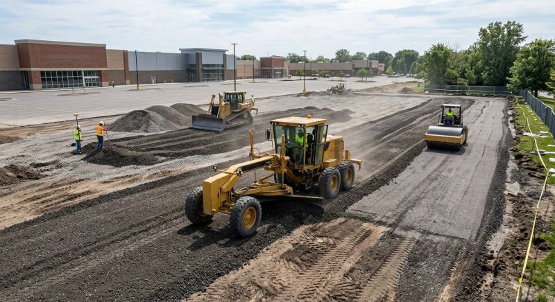 Parking Lot Gravel Repair in Alpharetta, GA
